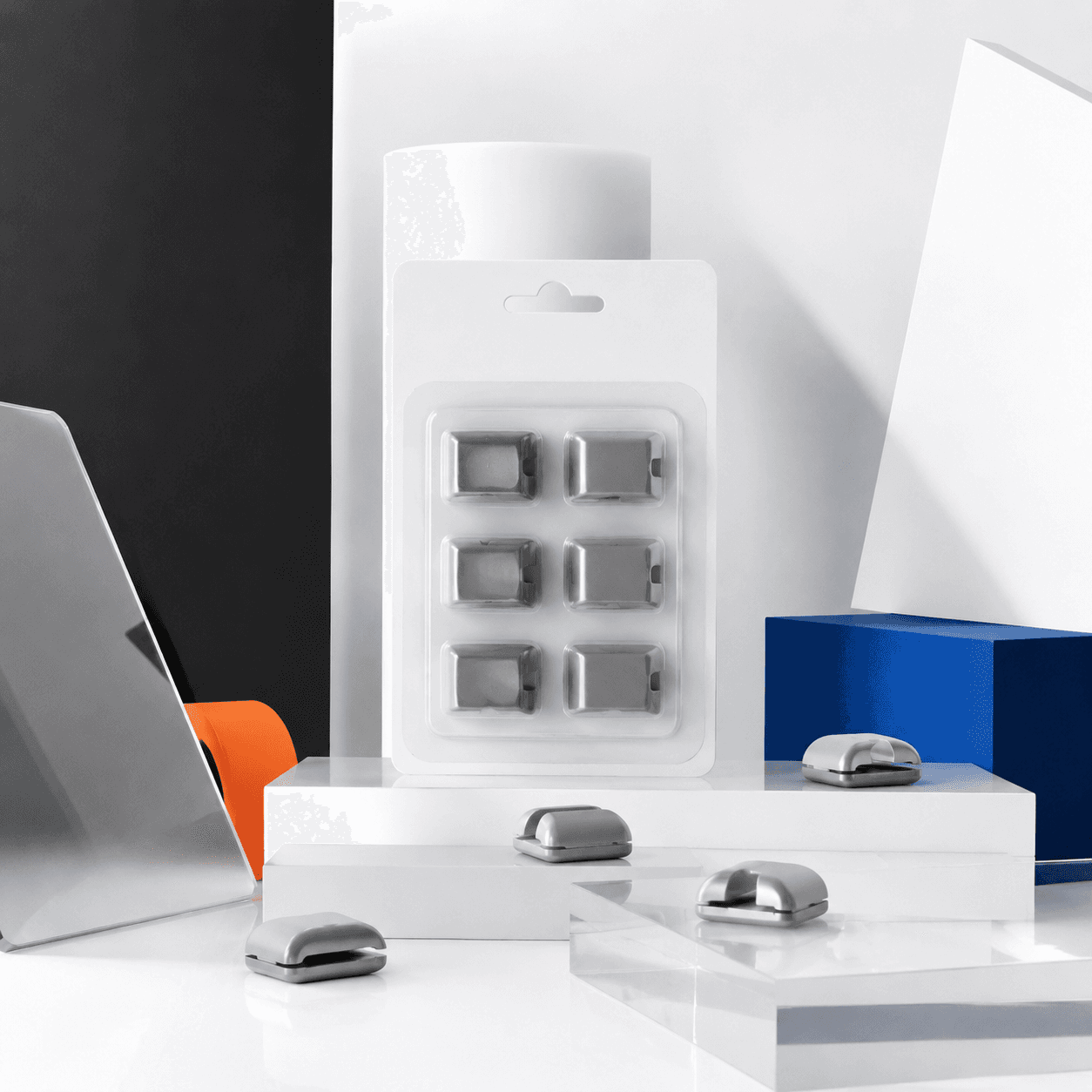 Cable Hide Clips for tabletop product photography