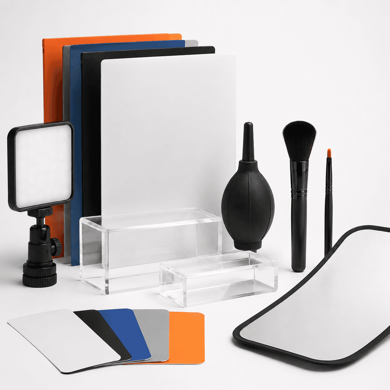 Dust Brush Kit for tabletop product photography