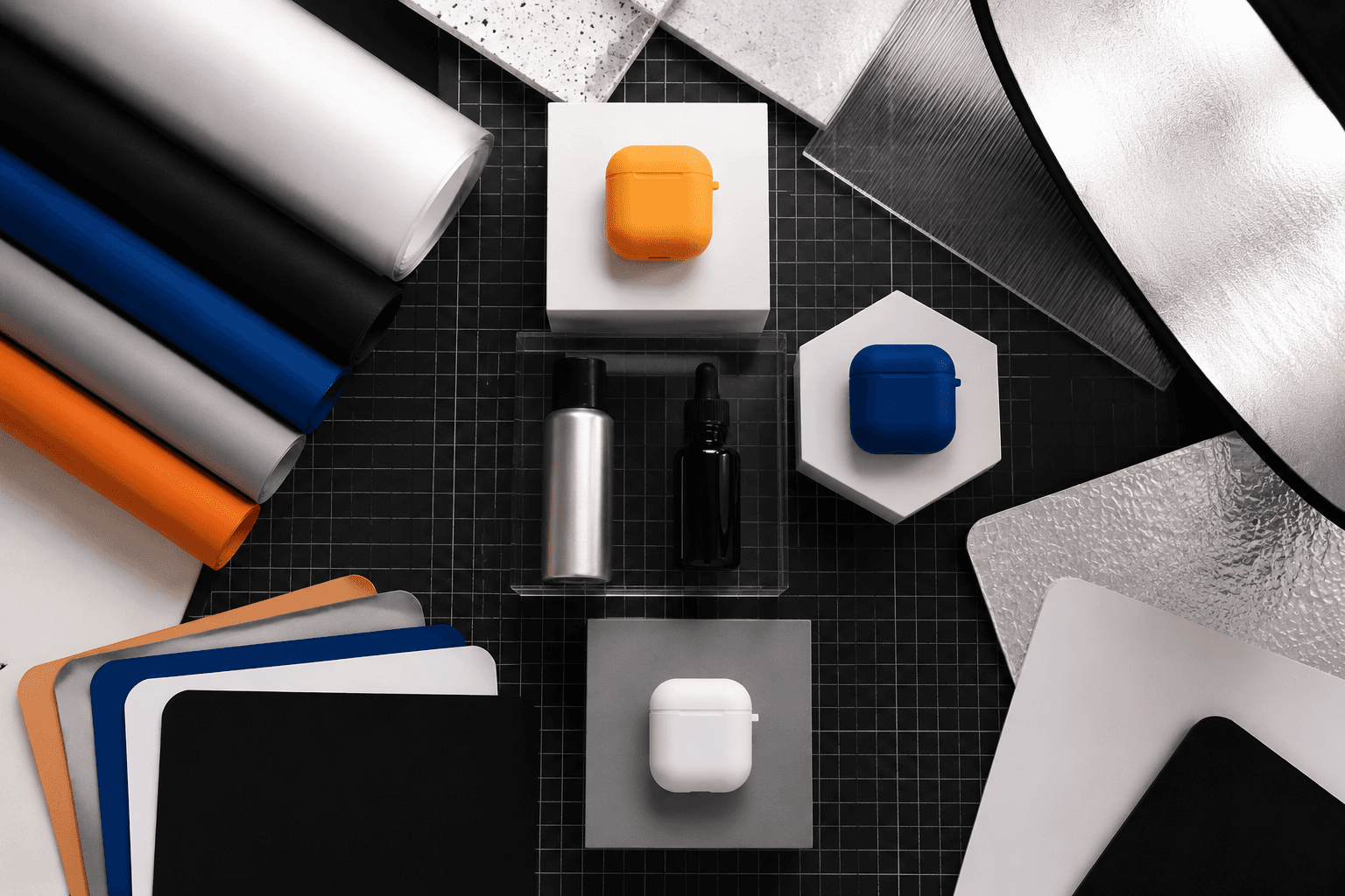 Tabletop product photography scene 2